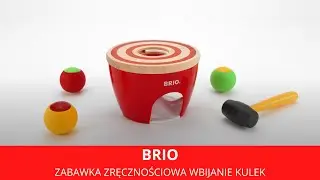 Zabawka Zręcznościowa Wbijanie Kulek BRIO