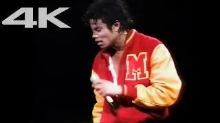 Witness the Legend: Bad World Tour '88 - Rome's Thriller Spectacle! Michael Jackson | 4k upscale