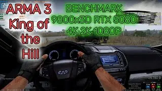 ARMA 3 KOTH Benchmark 9800x3d RTX 5080