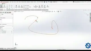 Enable spline tangency and curvature handles - Solidworks 2016
