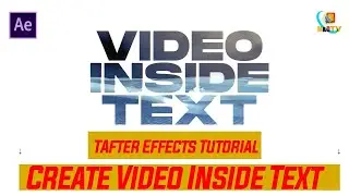 How To Create Video Inside Text Effect In After Effects | Clipping Mask|  | Urdu / Hindi