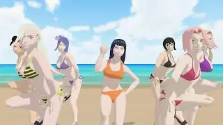 mmd naruto Girls' Generation