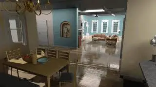 3d living room | Kitchen | Dining Room | Hallway from Teen Miss & Grandma House - Big Mama's House