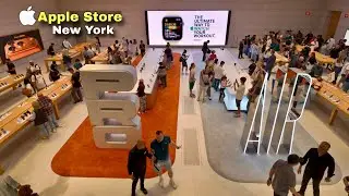 The iPhone 17 Just Dropped! | Inside APPLE Iconic 5th Avenue Flagship Store New York