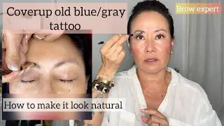 Coverup old blue/gray tattoo