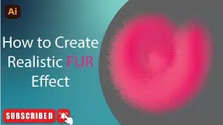 How to Make Realistic FUR Effect | Adobe Illustrator | Easy | Simple