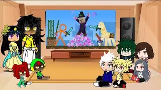 MHA & BRAWL STARS [avm The Witch] react to gacha
