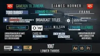 Lower Third Project - After Effects
