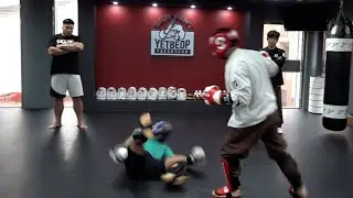 택견고수가 격투기선수한테 도전을 하네요.... 어?! 뭐야이거?!