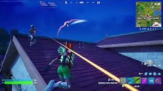 playing fortnite and having fun