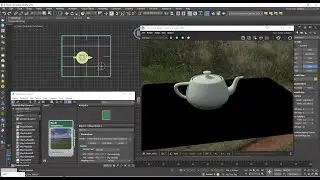 V-Ray HDR Shadow Catcher (The floor looks black)