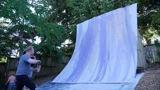 FELL FROM A STAR // Stage Art Backdrop Creation Time-lapse