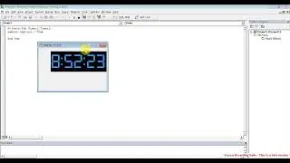 MAKE COOL DIGITAL CLOCK IN VISUAL BASIC 6.0