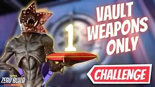 #giveaway I only USE the weapons inside the NEW Fortnite Vaults and Won! - Challenge