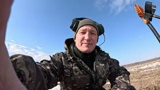 Первый выход с металоискателем Весна 2024)