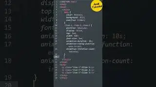 Text Slide Show Using HTML and CSS #shorts #shortsfeed #amittutorial #css #development  #htmlcssweb
