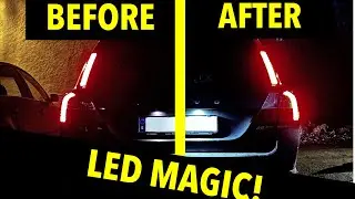 How to Modify Registration Plate Light to LED on Volvo V70