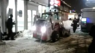 Теплый Стан. Уборка снега