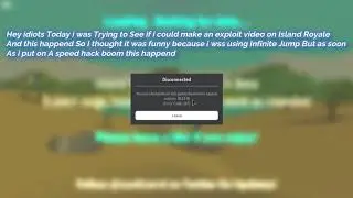 Getting Banned from Island Royale For Exploiting