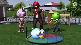 ANGRY BIRDS dance cuddles GANGNAM STYLE ♫ 3D animated mashup parody ☺ FunVideoTV - Style ;-))
