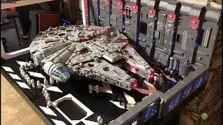 Lego Docking Bay 327 with 500 LED's.