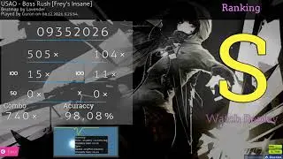 USAO - Boss Rush [Frey's Insane] - 98.08% FC