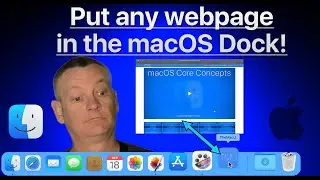 How to make any website an App on your dock in macOS! 