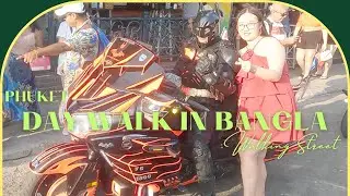 DAY WALK IN BANGLA ROAD | Thailand Phuket Walking Street 4K 🇹🇭 #49