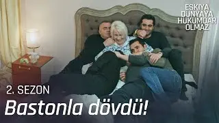 Hayriye Ana oğullarını bastonla dövdü! - EDHO Efsane Sahneler