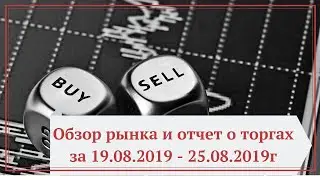Обзор  рынка и отчет о торгах за 19.08.2019 - 28.08.2019г