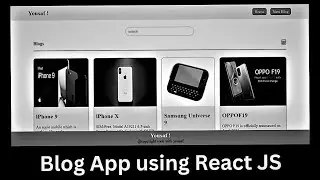 Build a Blog App with React JS | React Beginners Project