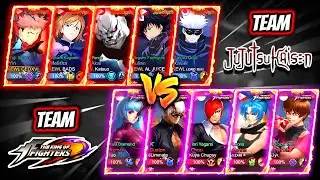 TEAM JUJUTSU KAISEN vs TEAM KOF! INSANE MATCH! | MOBILE LEGENDS