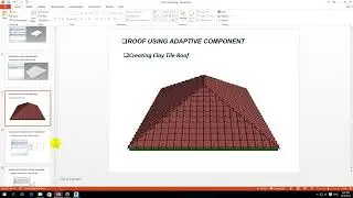 Revit : Adaptive Roof (Part 5) : Creating Ridge and Hip