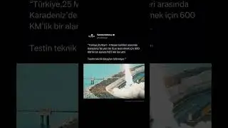 Türkiye Karadeniz’de yeni bir füze test etmekte hazırlanıyor.