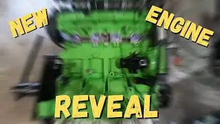 The K series Midget's new engine gets some BRIGHT GREEN PAINT!