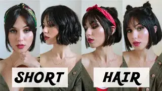 4 HAIRSTYLES TO TRY ON SHORT HAIR
