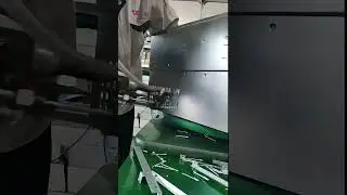 Workshop site automatic loading pop rivets in rivet gun #rivetmach #poprivets #factory