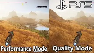 Star Wars Outlaws on PS5 | Performance Mode vs Quality Mode | Side by Side Comparison | #ps5