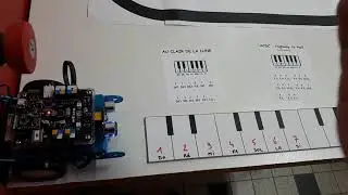 Piano mBot détecteur ultrason