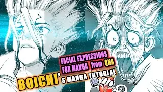 [MANGA TUTORIAL] FACIAL EXPRESSION FOR MANGA CHARACTERS!