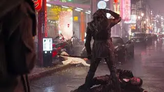 Avengers Endgame (2019) Clint Tokyo Fight Scene