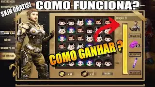 COMO GANHAR NOVA SKIN NO EVENTO FIRE TRIPLO - FREE FIRE !!