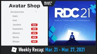 New Accessory Types Coming Soon, RDC 2021 Date Revealed, and MORE! | Roblox Weekly Recap
