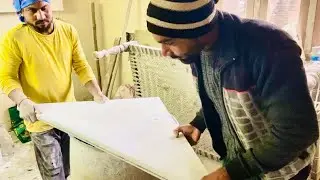 How do rub down Stair Pathher ? जीने की पेड़ी की घिसाई केसे करते हैं ?