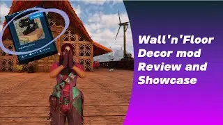 Transform Your Ark Base: Wall'n'Floor Decor mod review and some showcase #ark #arksurvival #gaming