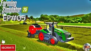 Farming Simulator 25 ita EP#05 FALCIATURA CON MEZZO DI MISSIONE map Riverband springs #fs25