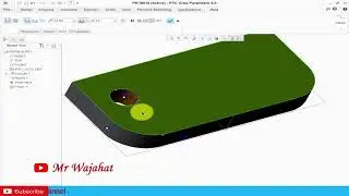 Part Modeling Exercise 2 || CREO ||   || Tutorial Urdu / Hindi ||