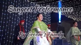 Sangeet Dance Performance by Groom’s Family | Shaadi Moves Choreography | Easy Bhangra Steps