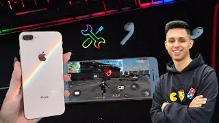 IPhone 8 Plus  ⚡️Settings ⚙️ MACRO + DPI + SENSI + HUD 🇧🇷 Free Fire 🔥