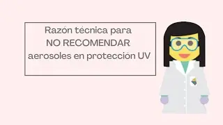 ¿PROTECTOR SOLAR SPRAY /AEROSOL? 🤔  NO ❌.  Por qué no recomiendo los AEROSOLES en PROTECCION UV 👩‍🔬-
